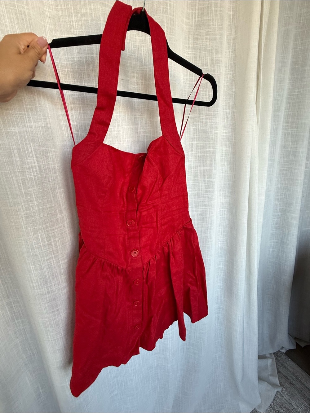 Reformation halter dress